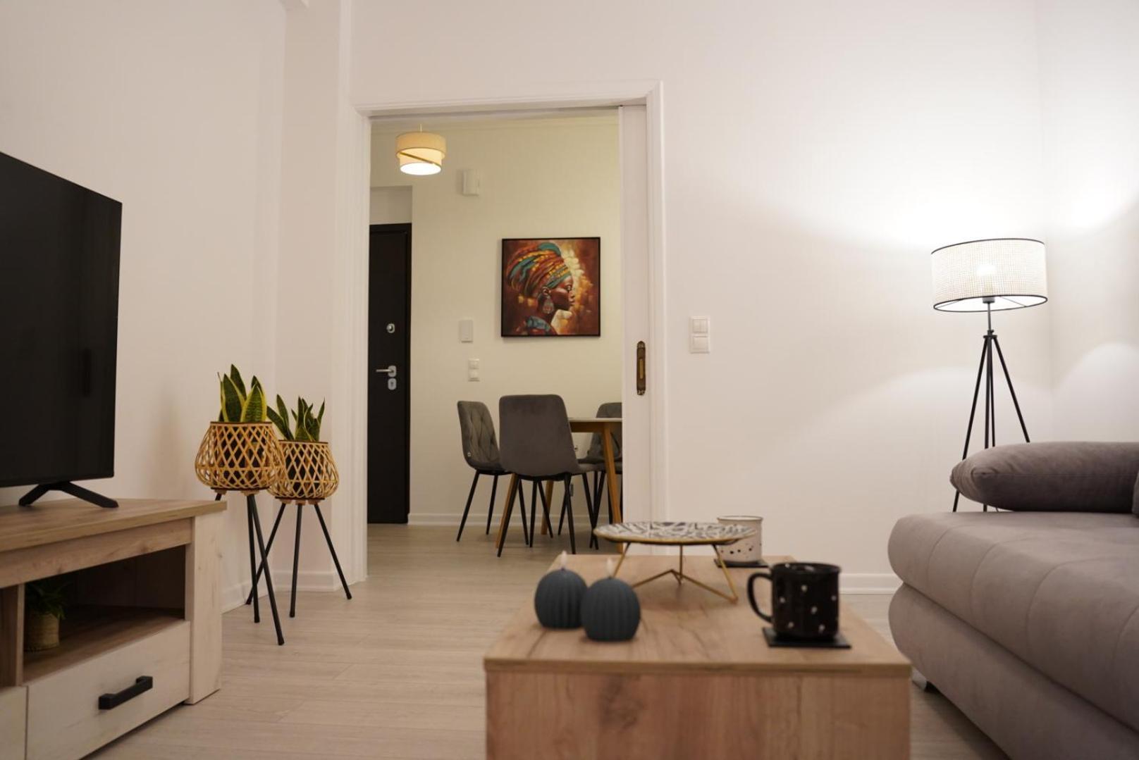 Bright & Cozy Apartment, Atenas Exterior foto