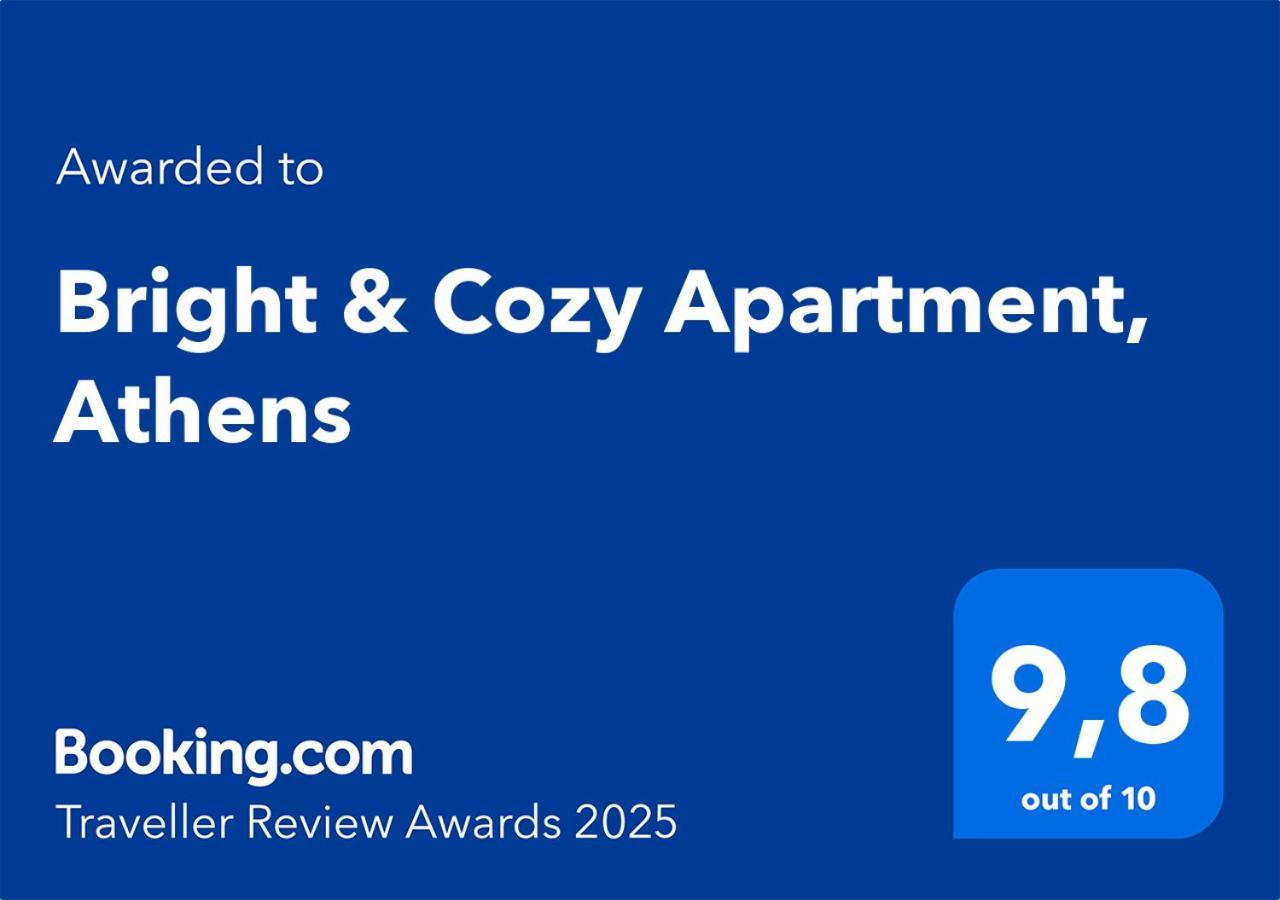 Bright & Cozy Apartment, Atenas Exterior foto
